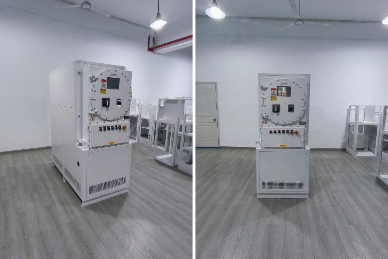 浙江某石油化工企業(yè)采購的60KW防爆加熱控溫設備已出貨 圖2